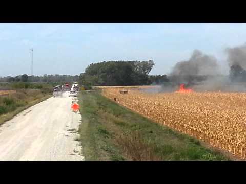 Thumbnail for Corn field fire