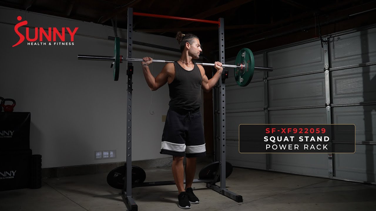 Squat Stand Power Rack  Sunny Health and Fitness