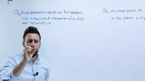 14.6 Tangent plane and normal line | Anas Abu Zahra