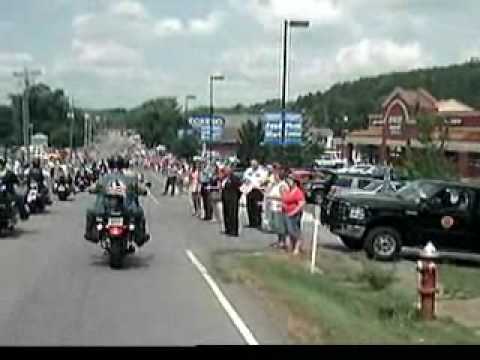 July 4th funeral escort 1st Lt Walkup