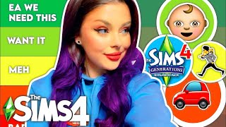 Ranking Sims 4 Pack Ideas We WANT But Don't Have in 2021
