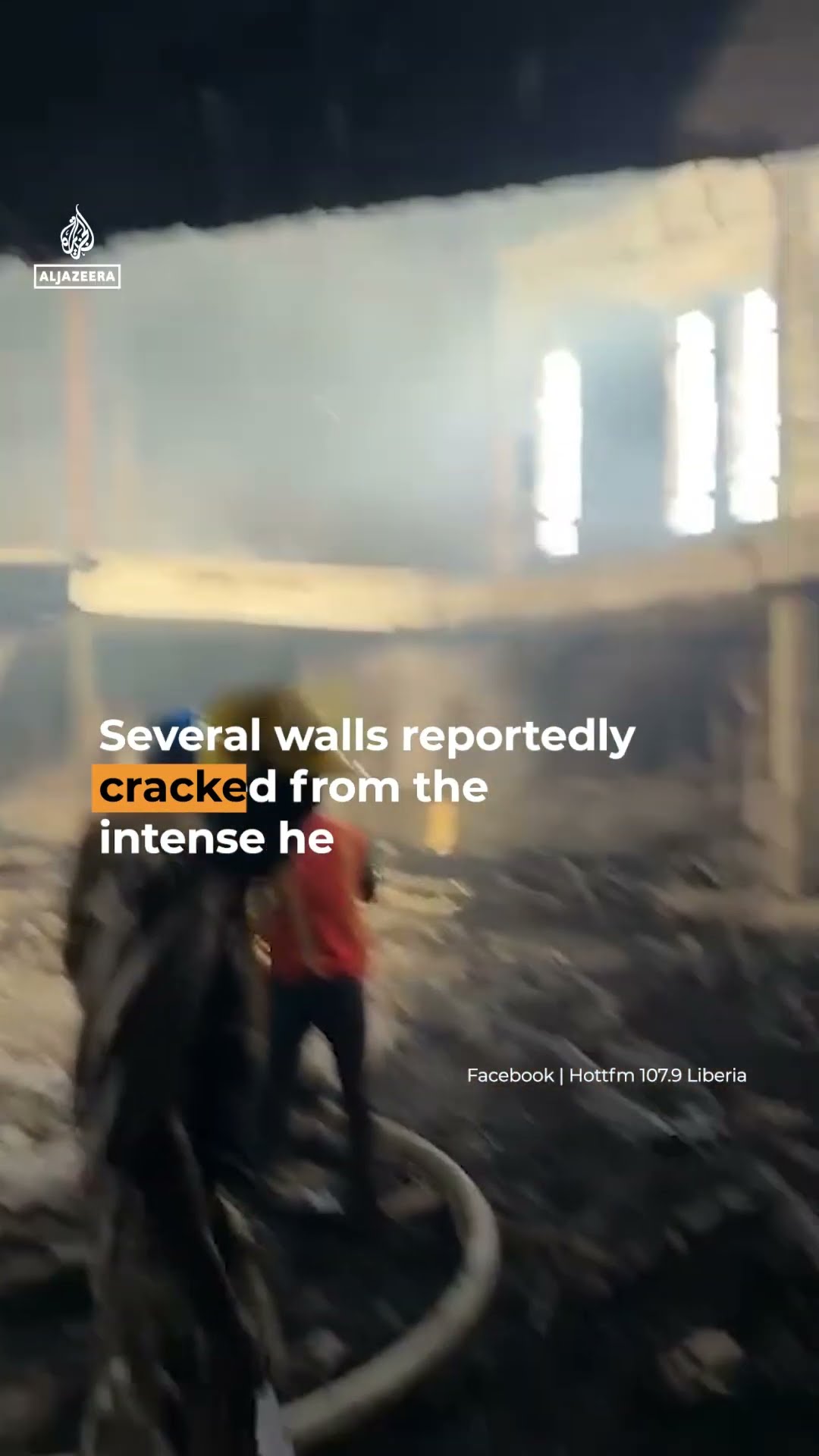 Liberia’s parliament catches fire for second time in a week | AJ #shorts