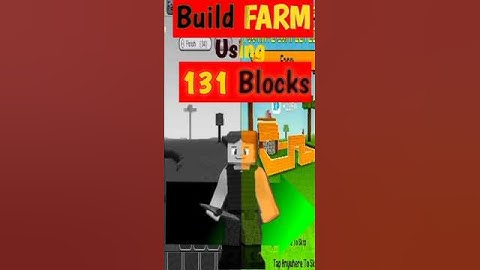 Building a Farm in Block Craft 3D!
