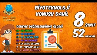 Ultrafen 8.Sınıf 52.Deneme Soru Çözümleri 2021-2022 5.Deneme