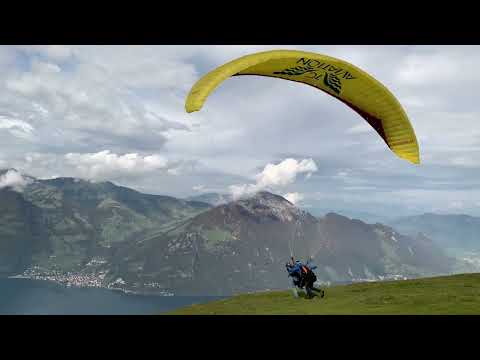 Gleitschirm Tandem Start