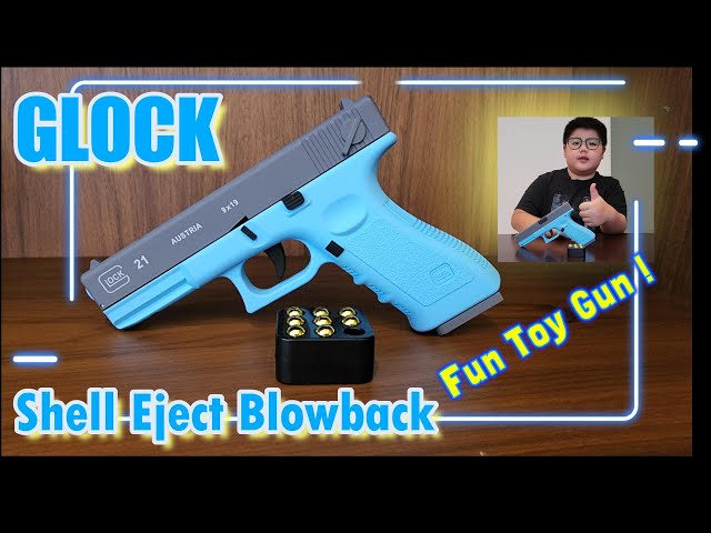 Glock Shell Ejecting Blowback Toy Gun, Budget and Fun Toy Gun, Fidget Toy  Gun