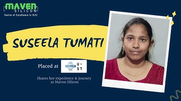 Suseela - Placed @UST Global - shared her journey with Maven Silicon | Best VLSI Training