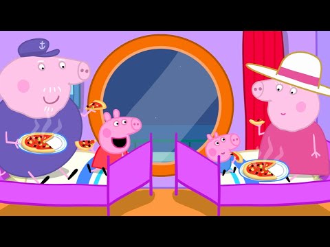 Pizza Night On The Cruise Ship 🍕 | Peppa Pig Official Full Episodes