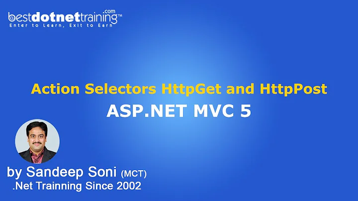 ASP.NET | MVC 5 | Action Selectors HttpGet and HttpPost