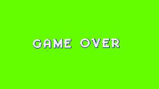 Sonic 1 Game Over Screen Green Screen