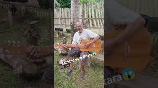 Ang galing ni Tatay, kahit baliktad yung Gitara😱