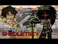 FANDOM REACTS TO SHEDLETSKY // pt. 1 // bsd , forsaken , dandy world , creepypasta , fnaf , sb