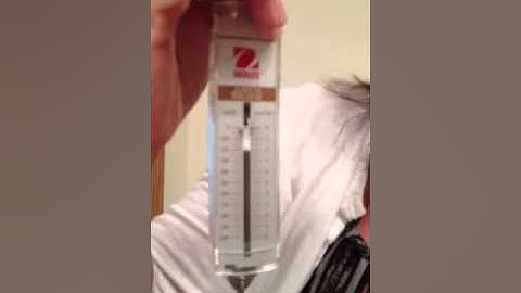 Using a spring scale