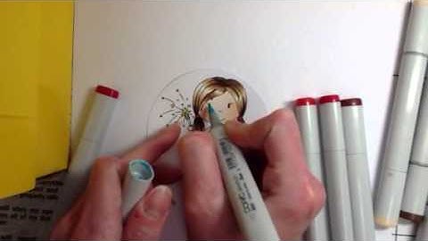 Copic coloring tutorial - real time (Part 2)