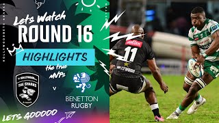Hollywoodbets Sharks v Benetton Rugby  | Instant Highlights  | Round 16  | URC 2023/24