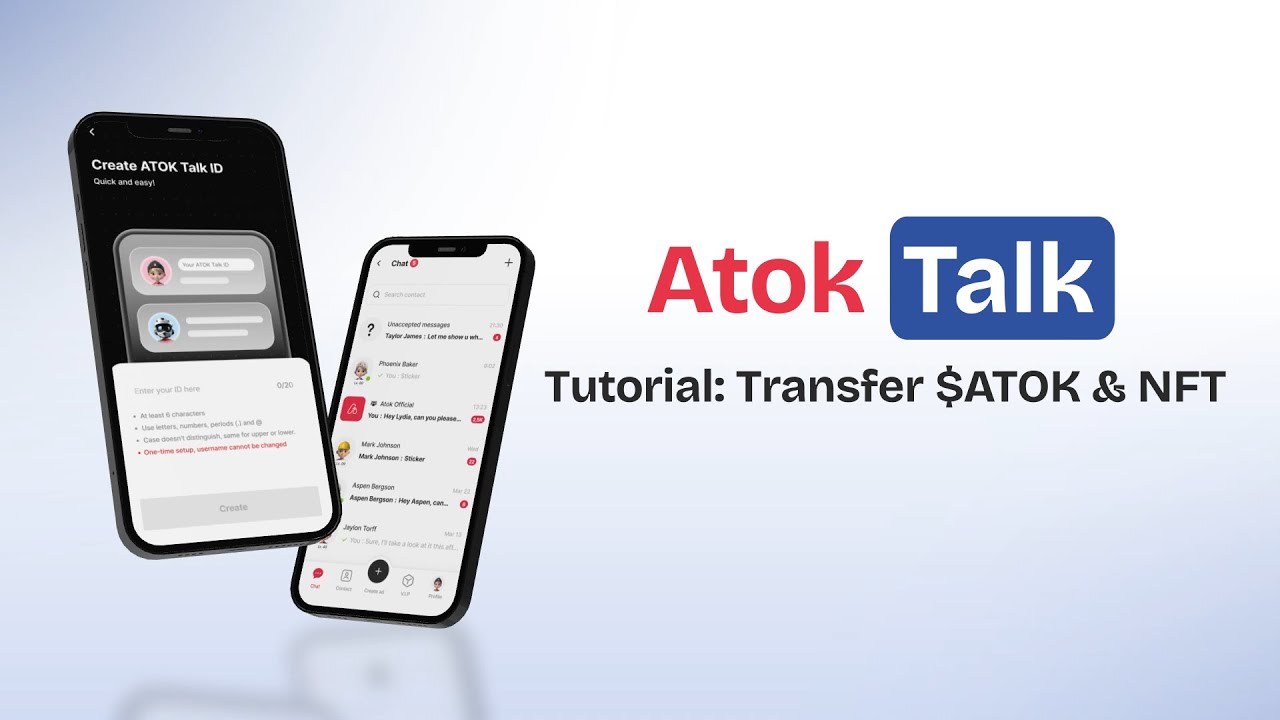 Atok Talk Tutorial: Transfer $ATOK & NFT