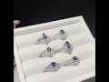 Blue Stone diamond Ring 💍❤️😍 #jewelry #ring #engagementring #diamondring #fashionjewelry