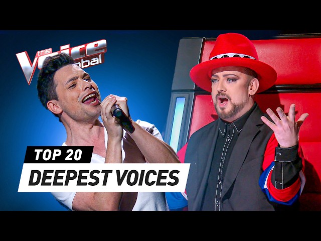 The DEEPEST VOICES in The Voice History class=