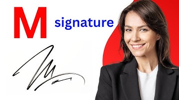 Elegant M name signature style | M signature style | Signature style of my name M