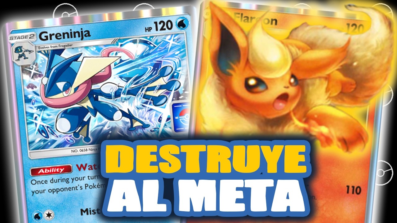 ¡El Mazo Letal de Flareon y Greninja para Arrasar en Pokémon TCG Pocket ...