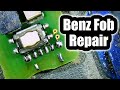 Mercedes benz key fob repair  fragile ir emitter soldering technique