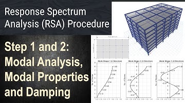 55 - RSA Procedure - Steps 1 and 2: Modal Analysis, Modal Properties and Damping Ratios