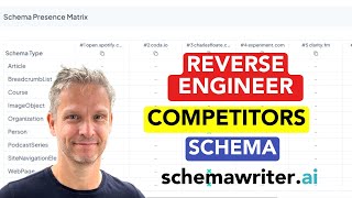 Reverse engineer your competitors schema with the schema matrix in https://schemawriter