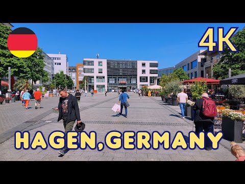 Hagen, Germany/ Tour in Hagen NRW 4k 60fps
