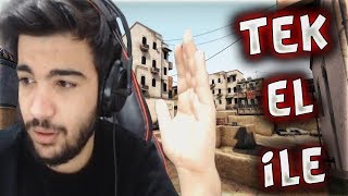 TEK EL İLE VS ATIYORUZ KAMERALI ÇOK ZOR !! (CS:GO)