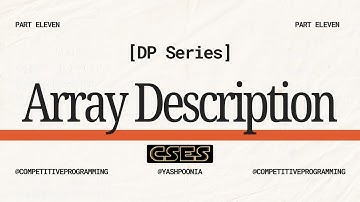Array Description (CSES) | DP with Adjacency Constraints | Count Valid Arrays Efficiently