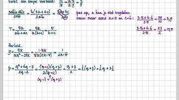 3vwo 6.2 A - Breuken herleiden