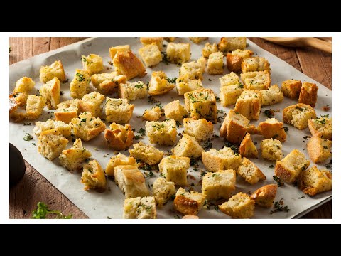 Roasted Croutons - perfect with Soup and Salads