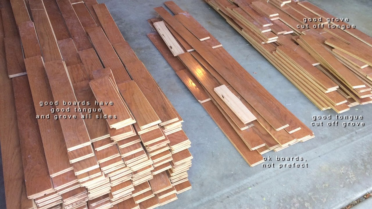 Hardwood Floor Recycle Reuse Grinding Off Nails Youtube
