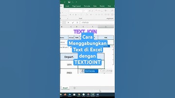 Cara menggunakan Textjoin in excel #shorts #exceltips #exceltutorial