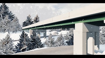 Making this Bridge in Blender for BeamNG - Fast Forwarded x15 Video