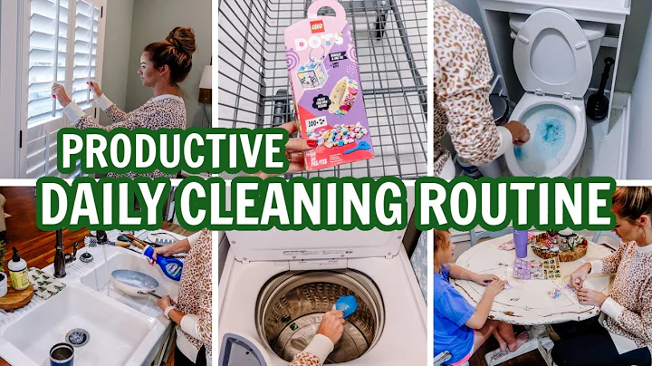 PRODUCTIVE DAILY CLEANING ROUTINE | EXTREME CLEANI...
