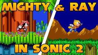 Mighty & Ray In Sonic 2 Rom Hack - Preview 1