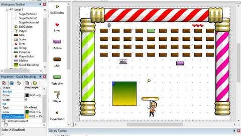 Clickteam Fusion 2.5 - adding a Quick Backdrop