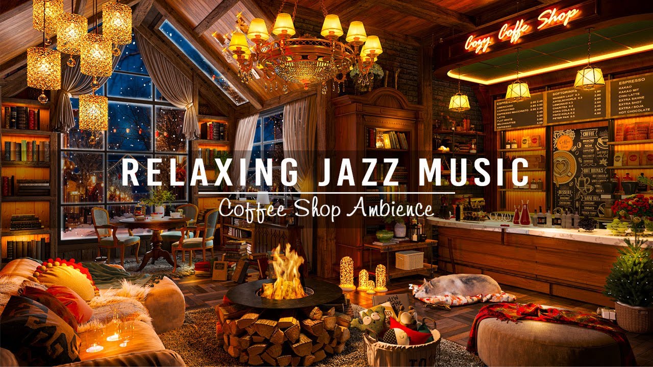 ⁣Relaxing Jazz Music for Stress Relief ☕ Cozy Coffee Shop Ambience & Smooth Jazz Instrumental Mus