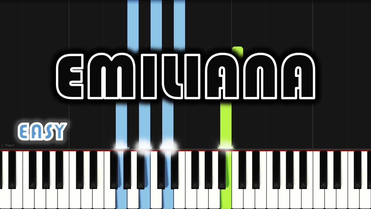 CKay - Emiliana | EASY PIANO TUTORIAL by Synthly Piano