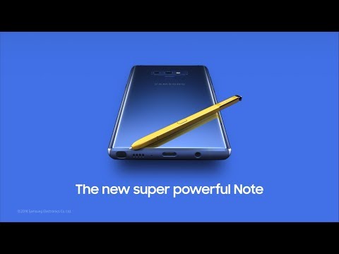 Galaxy Note 9 official video