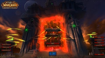 Warlords Of Draenor Login Screen & Music!
