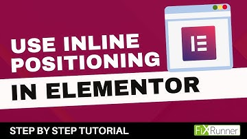 How To Use Inline Positioning In Elementor
