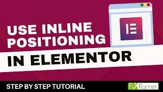 Famous How To Use Inline Positioning In Elementor Profile