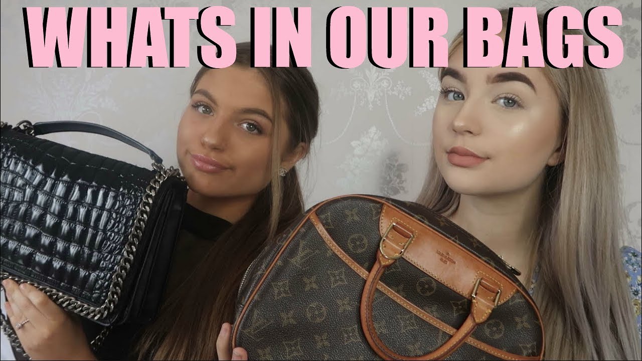 WHATS IN OUR BAGS! - YouTube