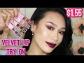 NEW $1.55 ShopMissA Velvet Lips Try On + Review