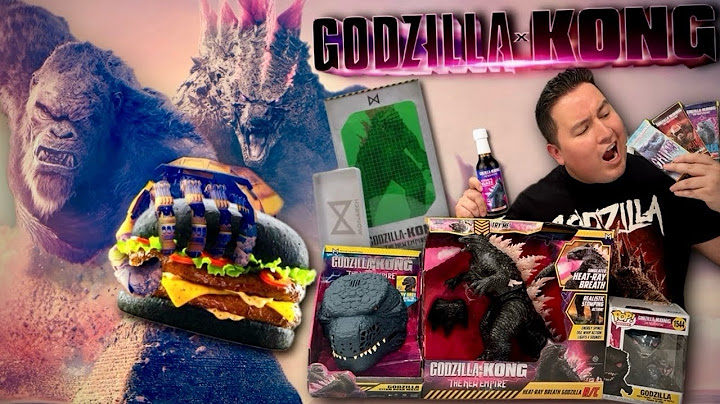 Going To Mexico For The Black Kong Burger (Godzilla X Kong Merch)