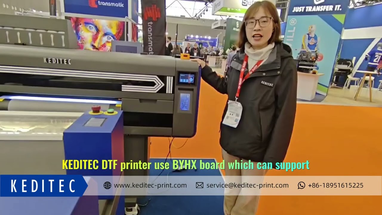 Latest 9 Colors DTF Printer - Sponsored by Keditec
