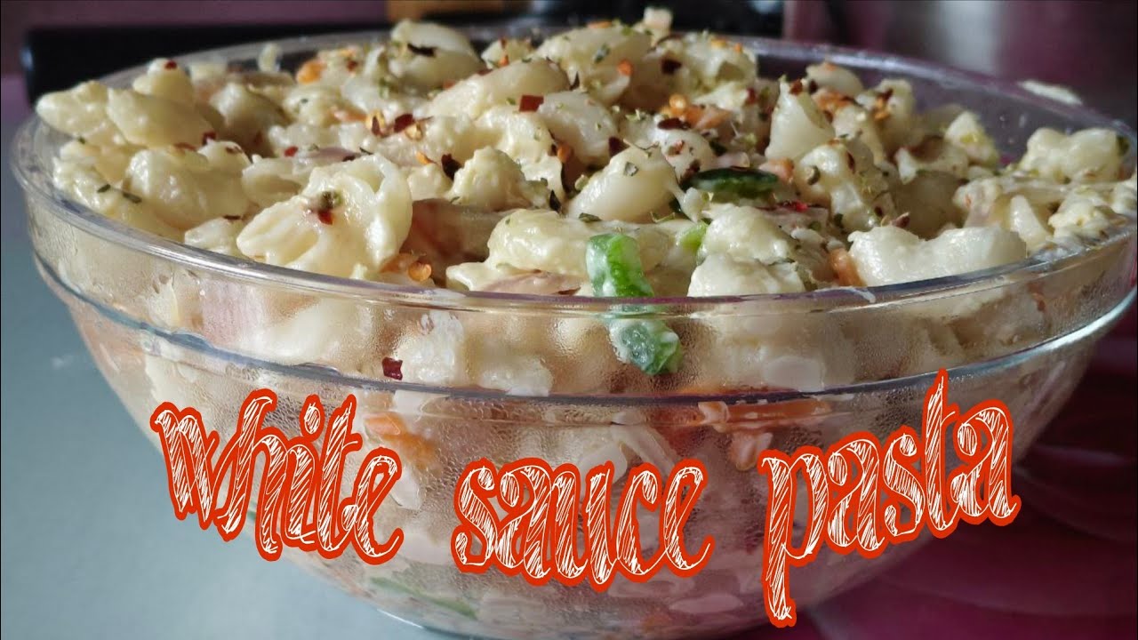 টেস্টি হোয়াইট সস পাস্তা// testy white sauce pasta //
