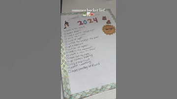 summer bucket list 2024! 🏝️📝🍉 || #preppy #shorts #vlog #summer #bucketlist || @plsjustgoaway